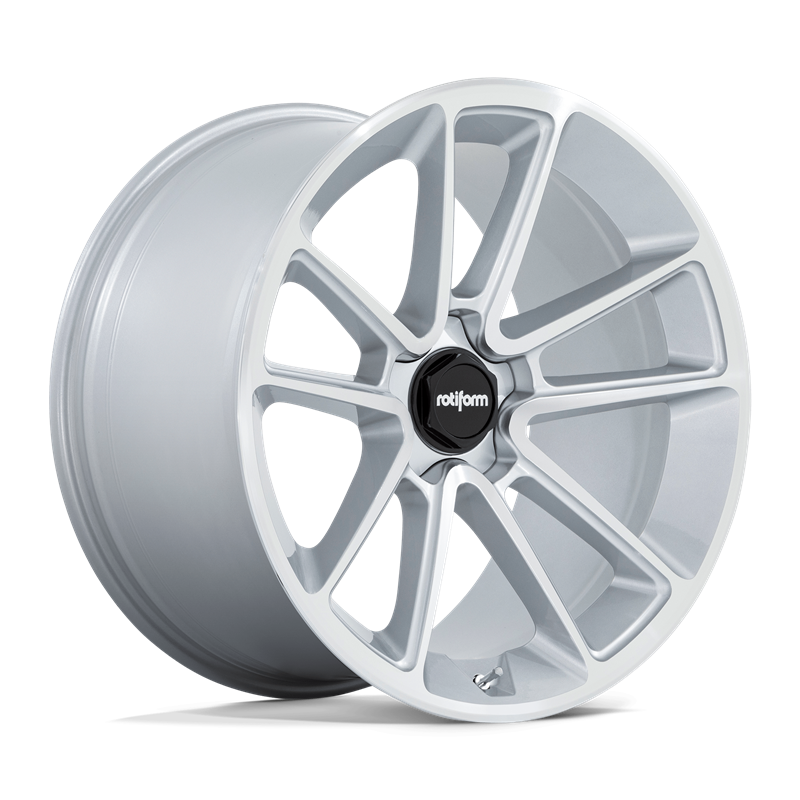 Rotiform | R192 BTL 22x12.0 ET15 - GLOSS SILVER W/ MACHINED FACE