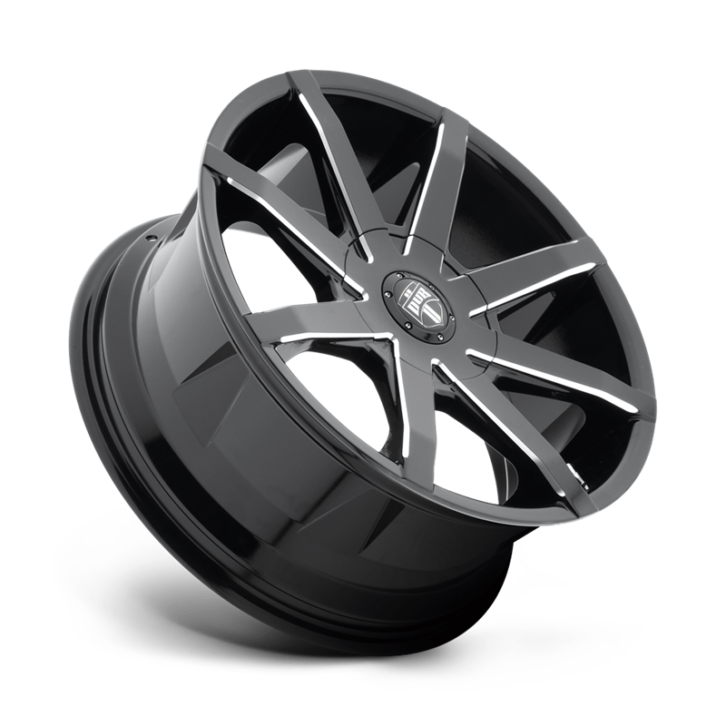 DUB Wheels | S109 PUSH 22x9.5 ET20 - GLOSS BLACK MILLED
