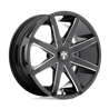 DUB Wheels | S109 PUSH 24x9.5 ET25 - GLOSS BLACK MILLED