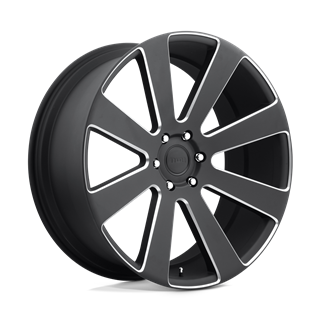 DUB Wheels | S187 8-BALL 24x10.0 ET30 - MATTE BLACK MILLED