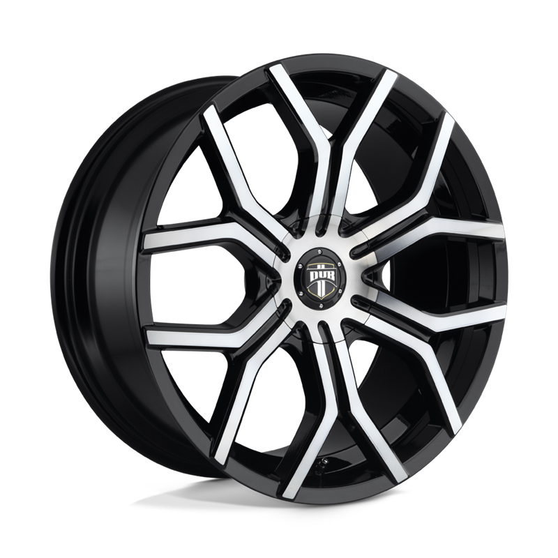 DUB Wheels | S209 ROYALTY 22x9.5 ET30 - GLOSS MACHINED DOUBLE DARK TINT