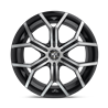 DUB Wheels | S209 ROYALTY 22x9.5 ET30 - GLOSS MACHINED DOUBLE DARK TINT