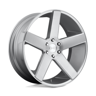 DUB Wheels | S218 BALLER 24x10.0 ET19 - GLOSS SILVER BRUSHED