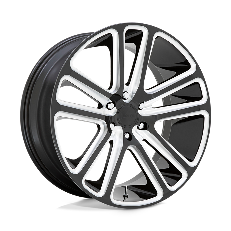 DUB Wheels | S255 FLEX 22x9.5 ET25 - GLOSS BLACK MILLED