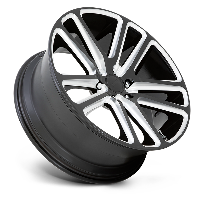 DUB Wheels | S255 FLEX 22x9.5 ET25 - GLOSS BLACK MILLED