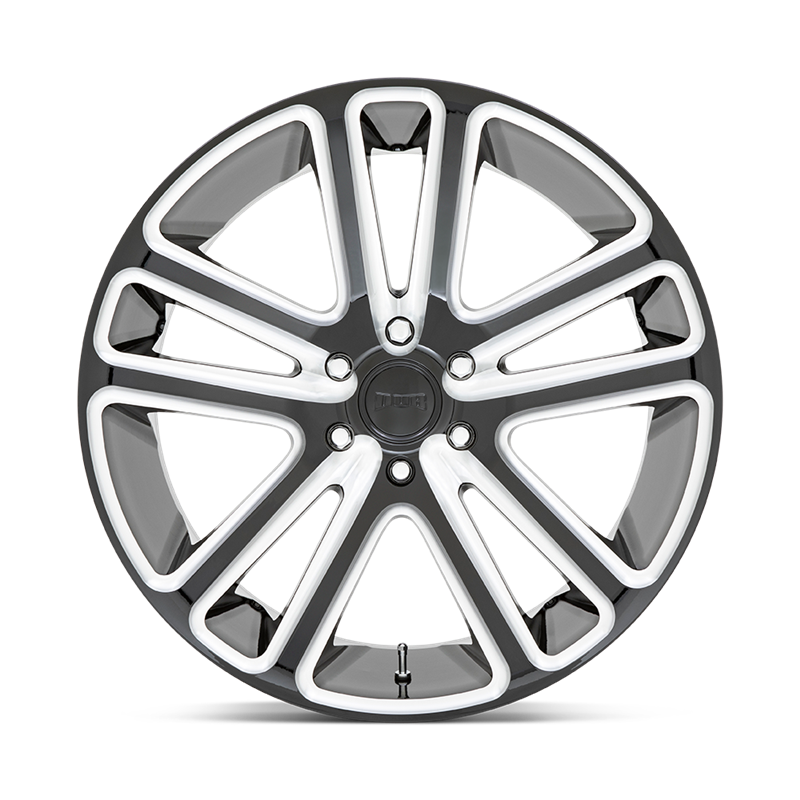 DUB Wheels | S255 FLEX 22x9.5 ET25 - GLOSS BLACK MILLED