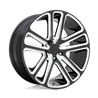 DUB Wheels | S255 FLEX 26x10.0 ET30 - GLOSS BLACK MILLED