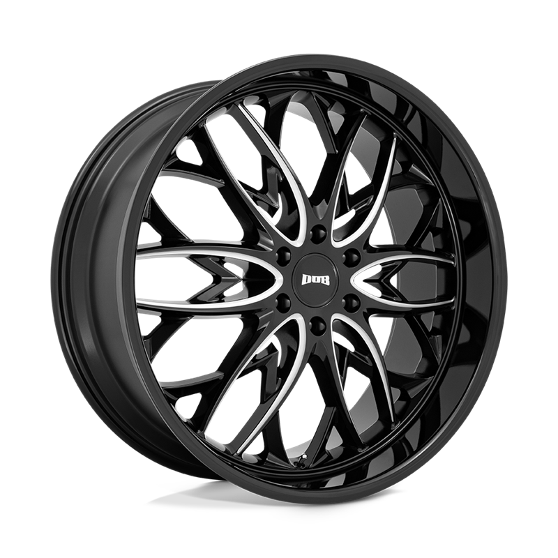 DUB Wheels | S263 OG 22x9.5 ET30 - GLOSS BLACK MILLED