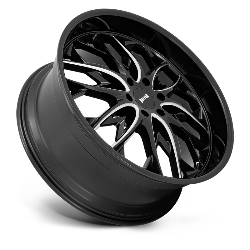 DUB Wheels | S263 OG 22x9.5 ET30 - GLOSS BLACK MILLED