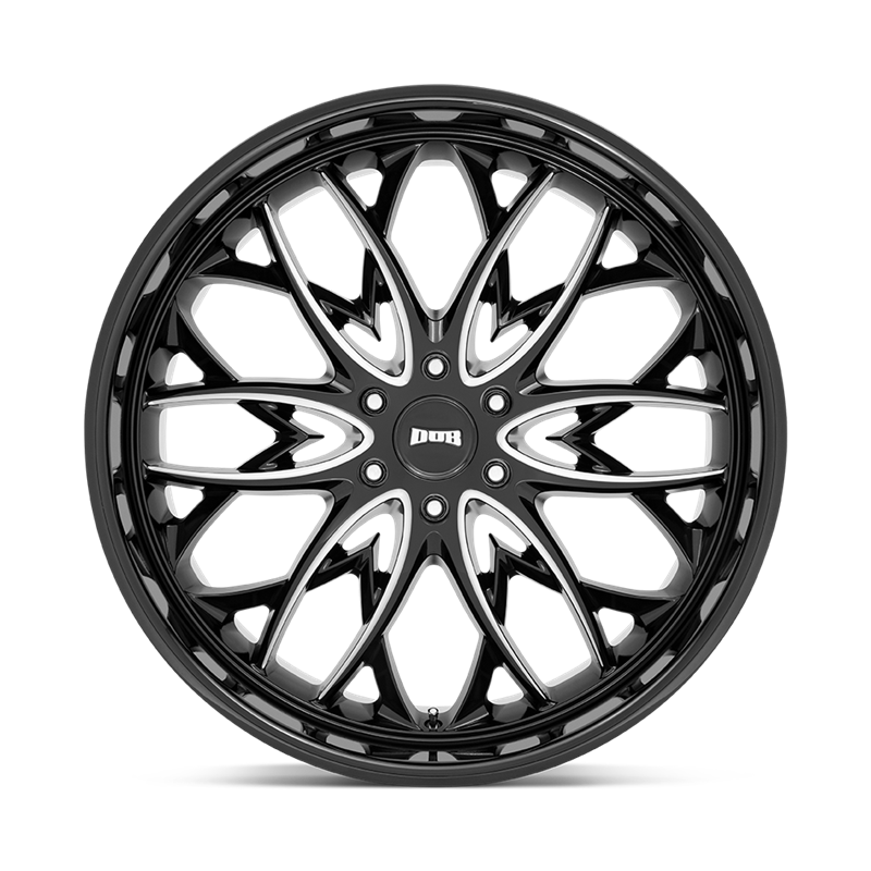 DUB Wheels | S263 OG 22x9.5 ET30 - GLOSS BLACK MILLED