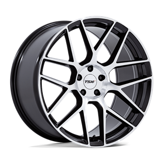 TSW | TW002 LASARTHE 17x8.0 ET35 - GLOSS BLACK MACHINED