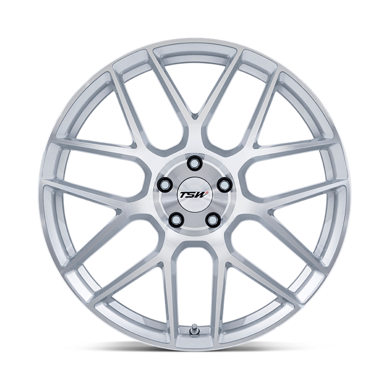 TSW | TW002 LASARTHE 17x8.0 ET40 - GLOSS SILVER MACHINED