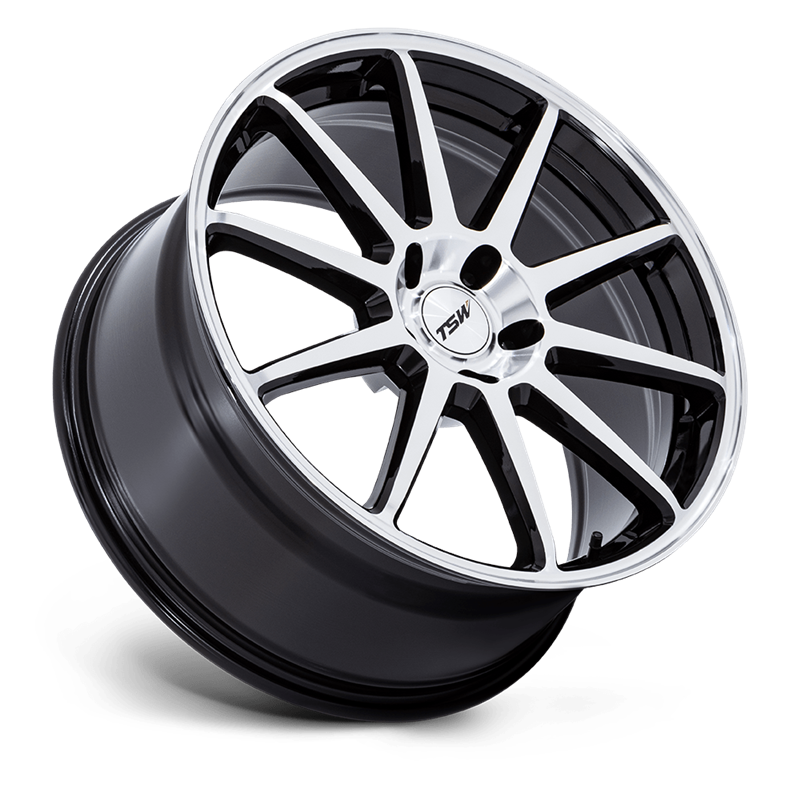 TSW | TW004 CANARD 20x10.5 ET30 - GLOSS BLACK W/ MACHINED FACE