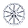 TSW | TW004 CANARD 19x8.5 ET25 - GLOSS SILVER W/ MACHINED FACE