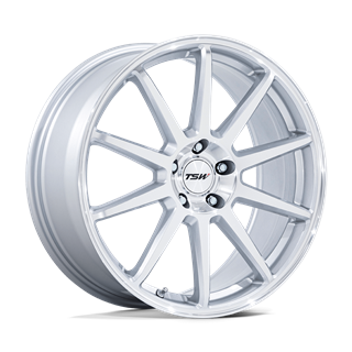 TSW | TW004 CANARD 20x10.5 ET40 - GLOSS SILVER W/ MACHINED FACE