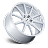 TSW | TW004 CANARD 20x10.5 ET40 - GLOSS SILVER W/ MACHINED FACE