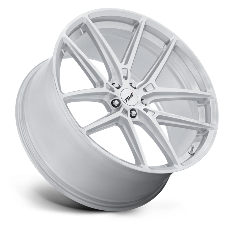 TSW | TW006 IMOLA 19x8.5 ET35 - GLOSS SILVER W/ MACHINED FACE