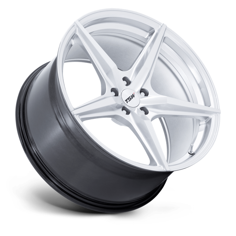 TSW | TW007 ESPRIT 20x9.0 ET20 - HYPER SILVER W/ MACHINED FACE