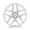TSW | TW008 SLIPSTREAM 19x9.5 ET40 - GLOSS SILVER W/ MACHINED FACE