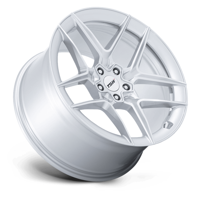 TSW | TW008 SLIPSTREAM 20x10.5 ET38 - GLOSS SILVER W/ MACHINED FACE