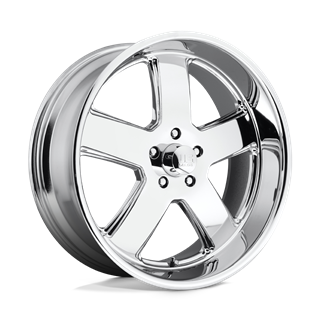 US Mag | U116 HUSTLER 20x8.0 ET1 - CHROME PLATED
