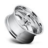 US Mag | U116 HUSTLER 20x8.0 ET1 - CHROME PLATED