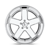 US Mag | U116 HUSTLER 20x8.0 ET1 - CHROME PLATED