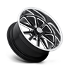US Mag | U117 RAMBLER 20x8.0 ET1 - GLOSS BLACK MILLED