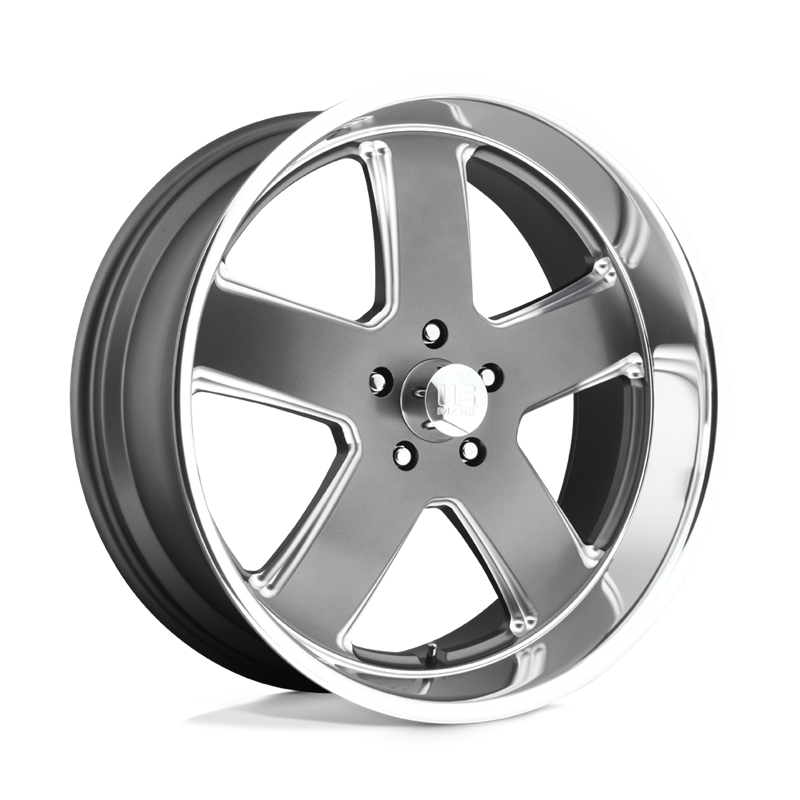 US Mag | U118 HUSTLER 20x8.0 ET1 - MATTE GUN METAL