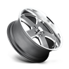 US Mag | U118 HUSTLER 20x9.5 ET1 - MATTE GUN METAL