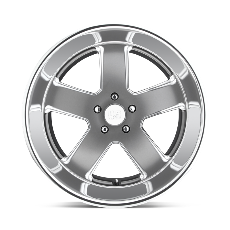 US Mag | U118 HUSTLER 20x9.5 ET1 - MATTE GUN METAL