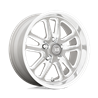 US Mag | U130 BULLET 17x8.0 ET1 - TEXTURED GUN METAL W/ MILLED EDGES