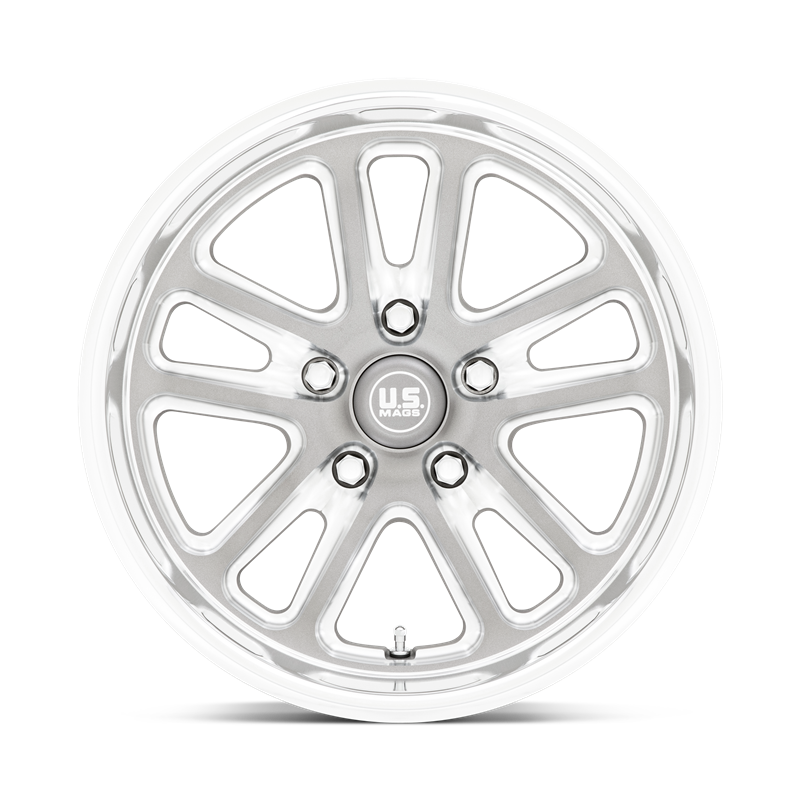 US Mag | U130 BULLET 17x8.0 ET1 - TEXTURED GUN METAL W/ MILLED EDGES