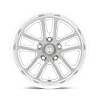 US Mag | U130 BULLET 17x8.0 ET1 - TEXTURED GUN METAL W/ MILLED EDGES