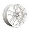 US Mag | U130 BULLET 18x8.0 ET1 - TEXTURED GUN METAL W/ MILLED EDGES