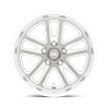 US Mag | U130 BULLET 18x8.0 ET1 - TEXTURED GUN METAL W/ MILLED EDGES