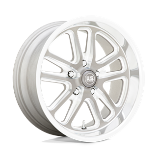 US Mag | U130 BULLET 18x9.5 ET1 - TEXTURED GUN METAL W/ MILLED EDGES