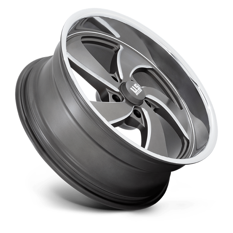 US Mag | U133 DESPERADO 20x8.0 ET1 - ANTHRACITE MILLED DIAMOND CUT LIP