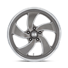US Mag | U133 DESPERADO 20x8.0 ET1 - ANTHRACITE MILLED DIAMOND CUT LIP
