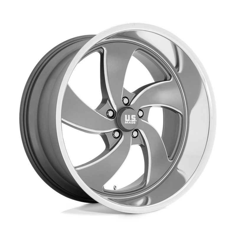 US Mag | U133 DESPERADO 22x10.5 ET1 - ANTHRACITE MILLED DIAMOND CUT LIP