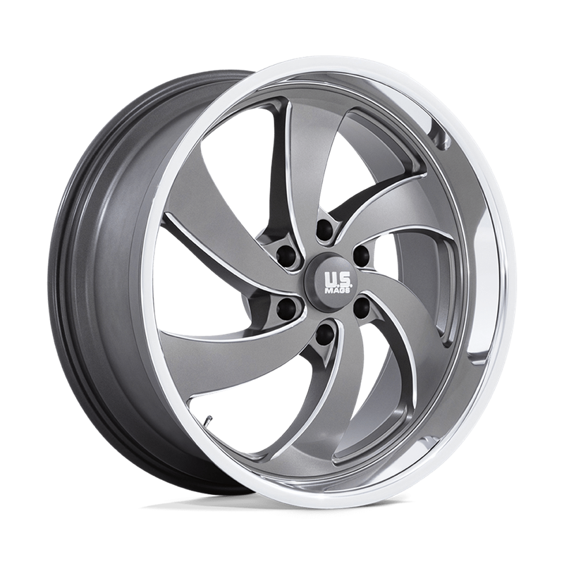 US Mag | U133 DESPERADO 22x9.0 ET25 - ANTHRACITE MILLED DIAMOND CUT LIP