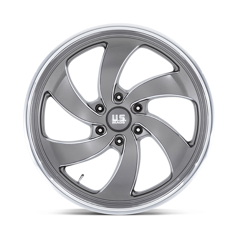 US Mag | U133 DESPERADO 22x9.0 ET25 - ANTHRACITE MILLED DIAMOND CUT LIP