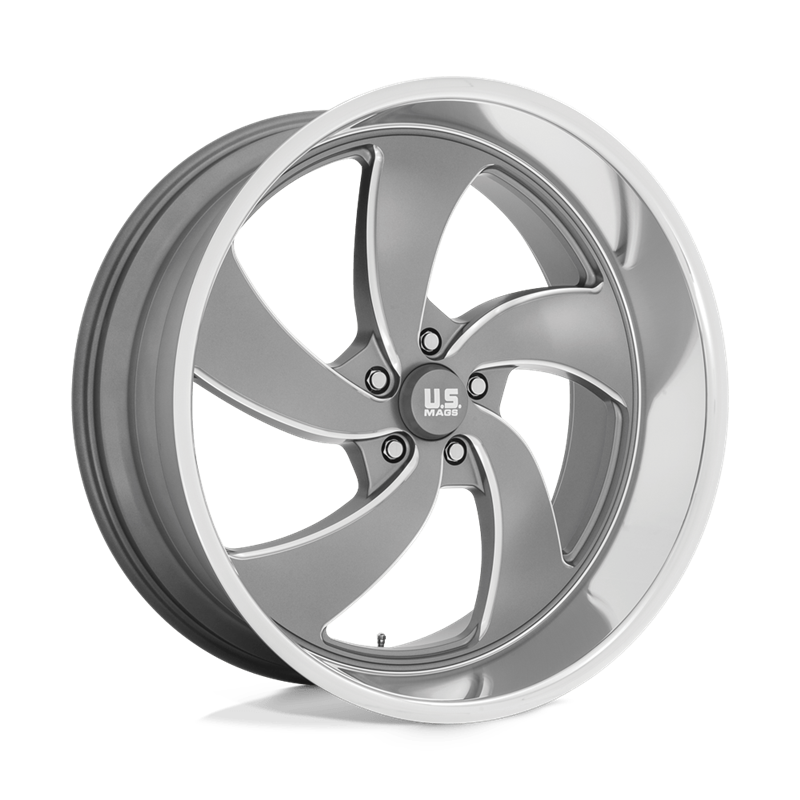 US Mag | U133 DESPERADO 24x10.0 ET5 - ANTHRACITE MILLED DIAMOND CUT LIP