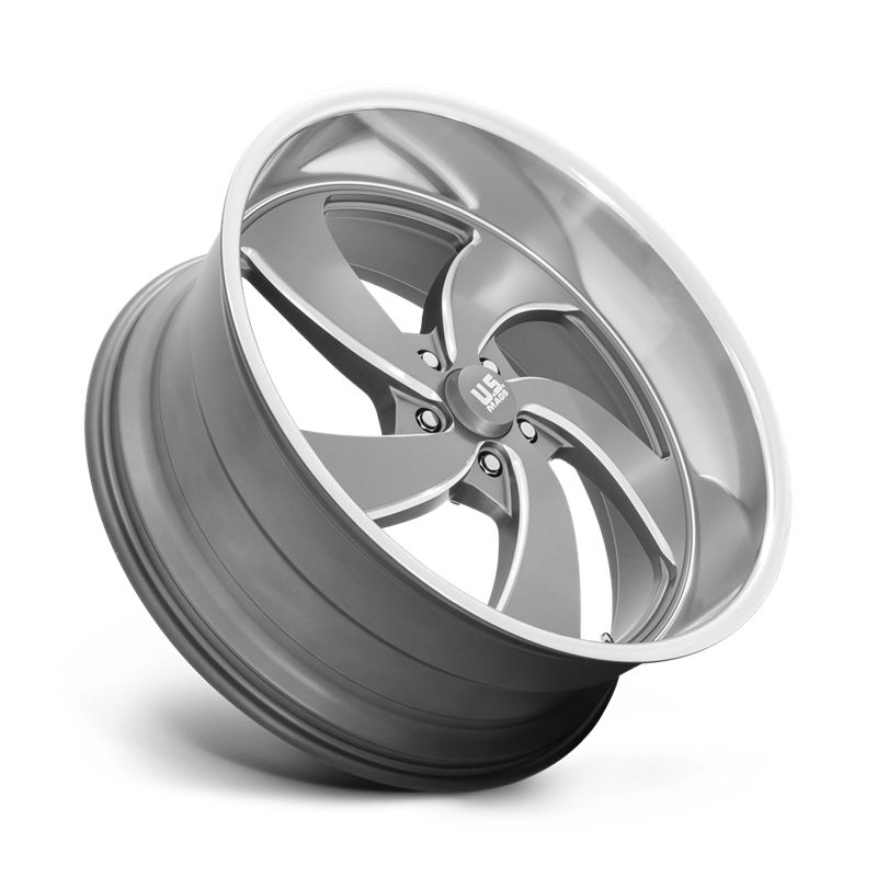 US Mag | U133 DESPERADO 24x10.0 ET5 - ANTHRACITE MILLED DIAMOND CUT LIP