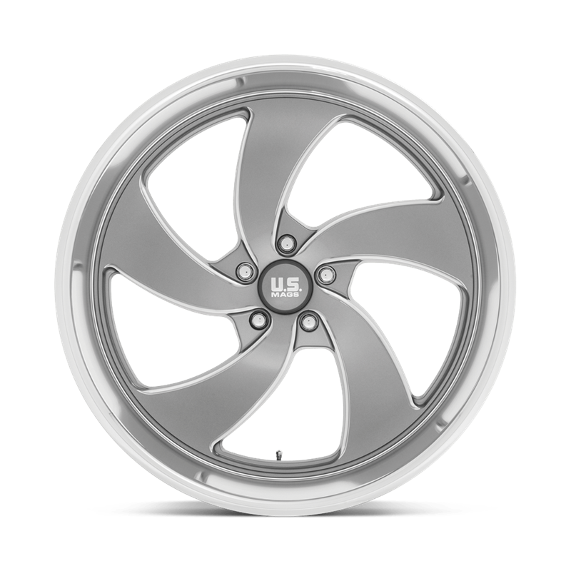 US Mag | U133 DESPERADO 24x10.0 ET5 - ANTHRACITE MILLED DIAMOND CUT LIP