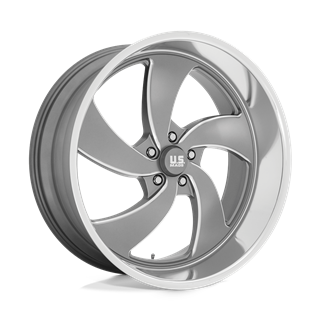 US Mag | U133 DESPERADO 24x10.0 ET5 - ANTHRACITE MILLED DIAMOND CUT LIP