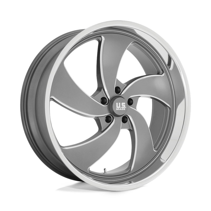 US Mag | U133 DESPERADO 24x9.0 ET1 - ANTHRACITE MILLED DIAMOND CUT LIP