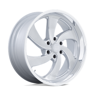 US Mag | U134 DESPERADO 22x10.0 ET25 - SILVER BRUSHED FACE MILLED DIAMOND CUT LIP