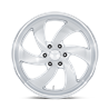 US Mag | U134 DESPERADO 22x10.0 ET25 - SILVER BRUSHED FACE MILLED DIAMOND CUT LIP