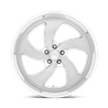 US Mag | U134 DESPERADO 22x8.5 ET1 - SILVER BRUSHED FACE MILLED DIAMOND CUT LIP